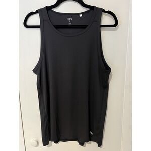 DSG Men's Tank Top Pure‎ Black Size Small Running Training Gymwear Activewear